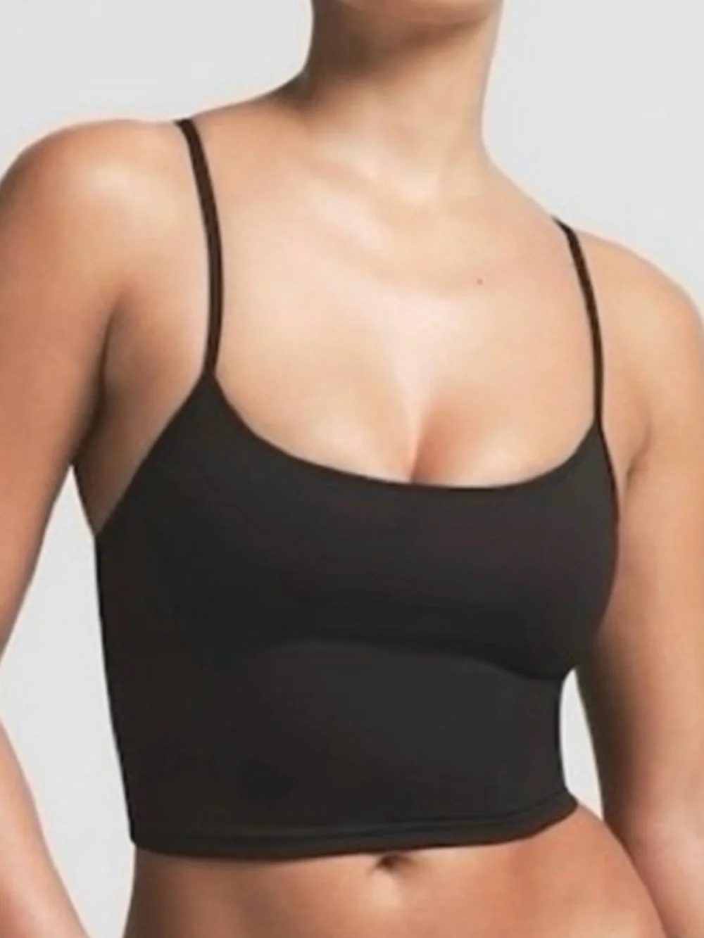 SKIMS signature swim camo tank top onyx